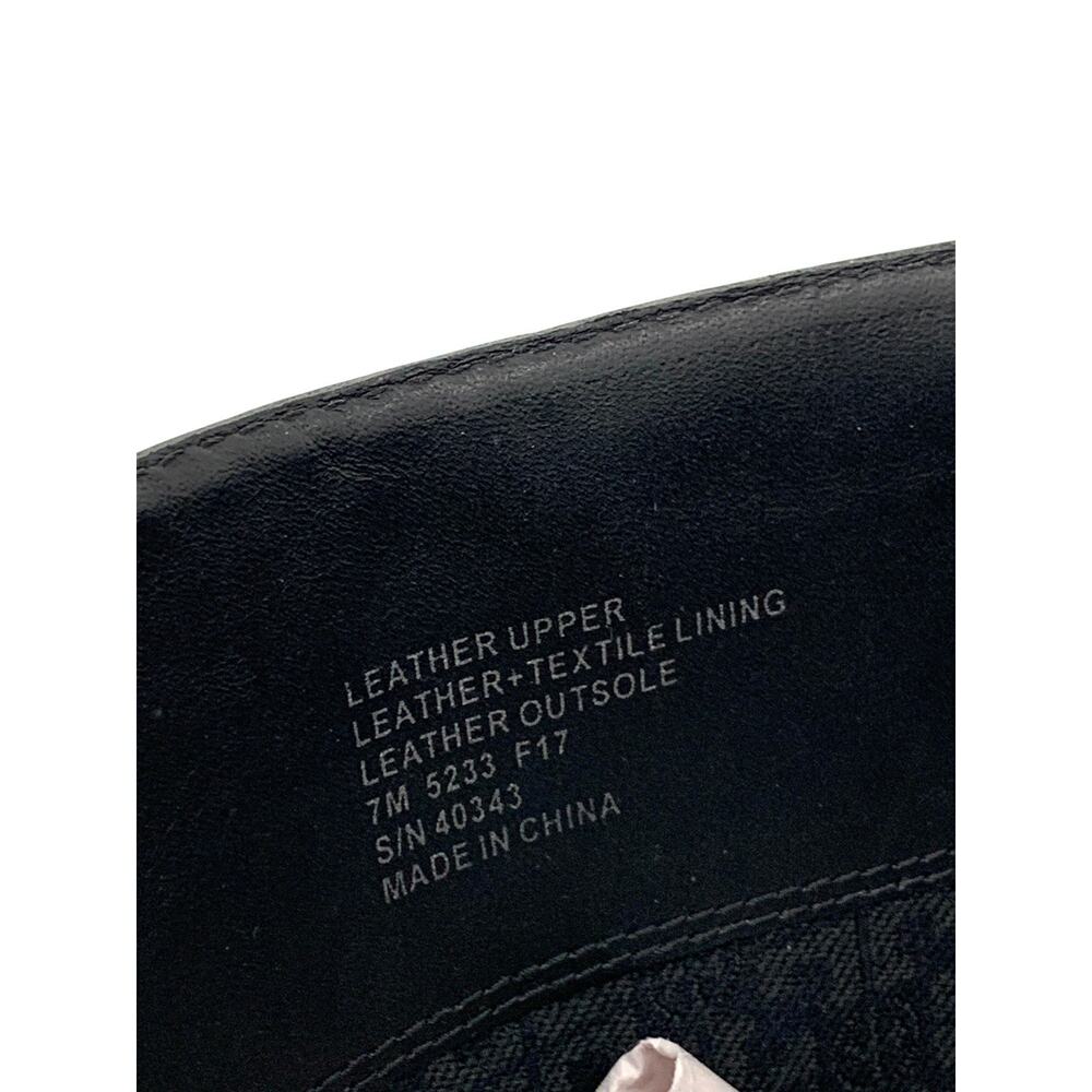 Tory Burch SOFIA BUCKLED Logo Knee High Riding Boot Flat Equestrian 7M Black - Picture 8 of 8